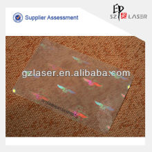 Hologramm Laminierfolie für PVC-Karte